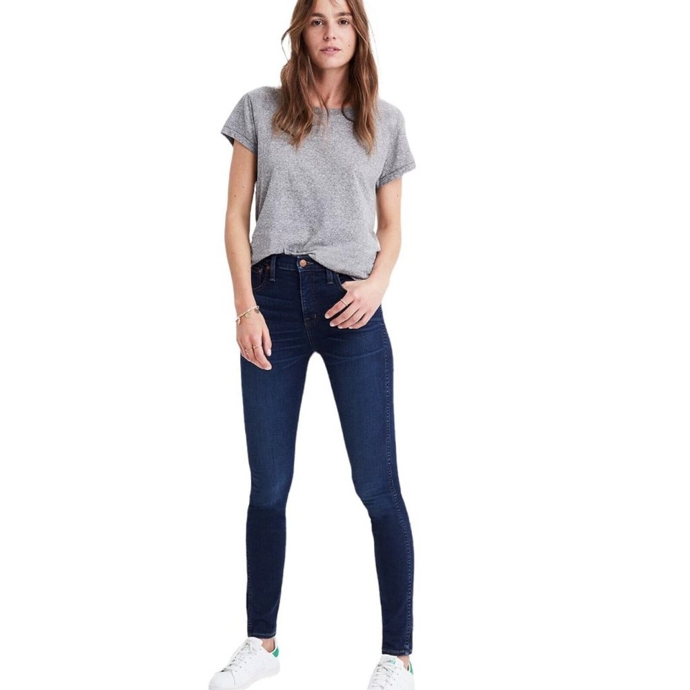 Madewell Women Size 25 Dark wash 10" High Rise Denim jeans